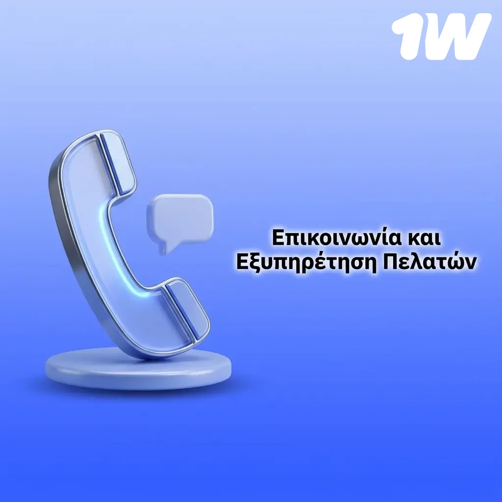 Εξυπηρέτηση πελατών 1w με live chat 24/7 και email υποστήριξη για παίκτες από την Ελλάδα.