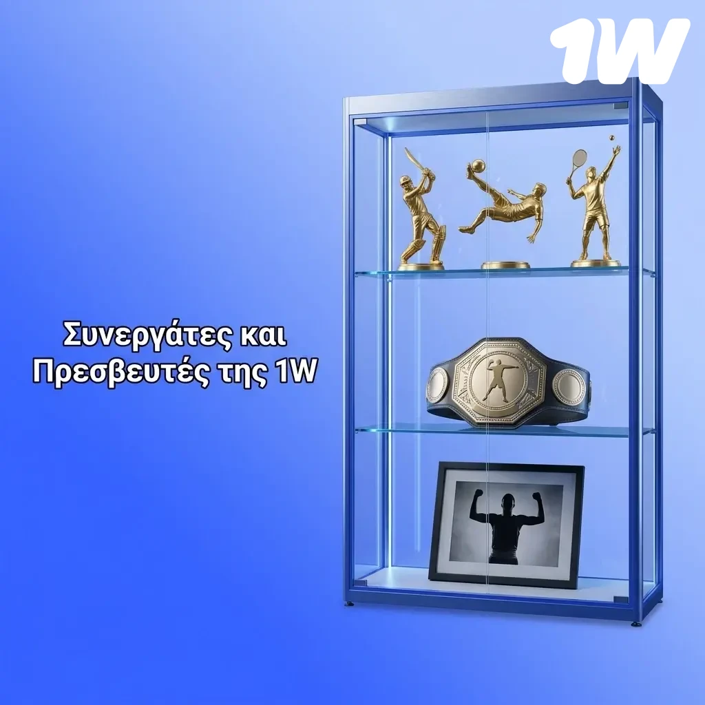 Συνεργάτες και Πρεσβευτές της 1w: αθλητές, πάροχοι λογισμικού και πληρωμών στην ελληνική αγορά.