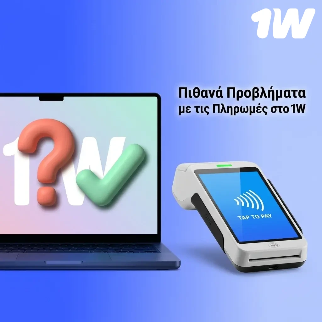 Προβλήματα πληρωμών στο 1w: καταθέσεις, αναλήψεις, κρυπτονομίσματα και αναστολή λογαριασμού.