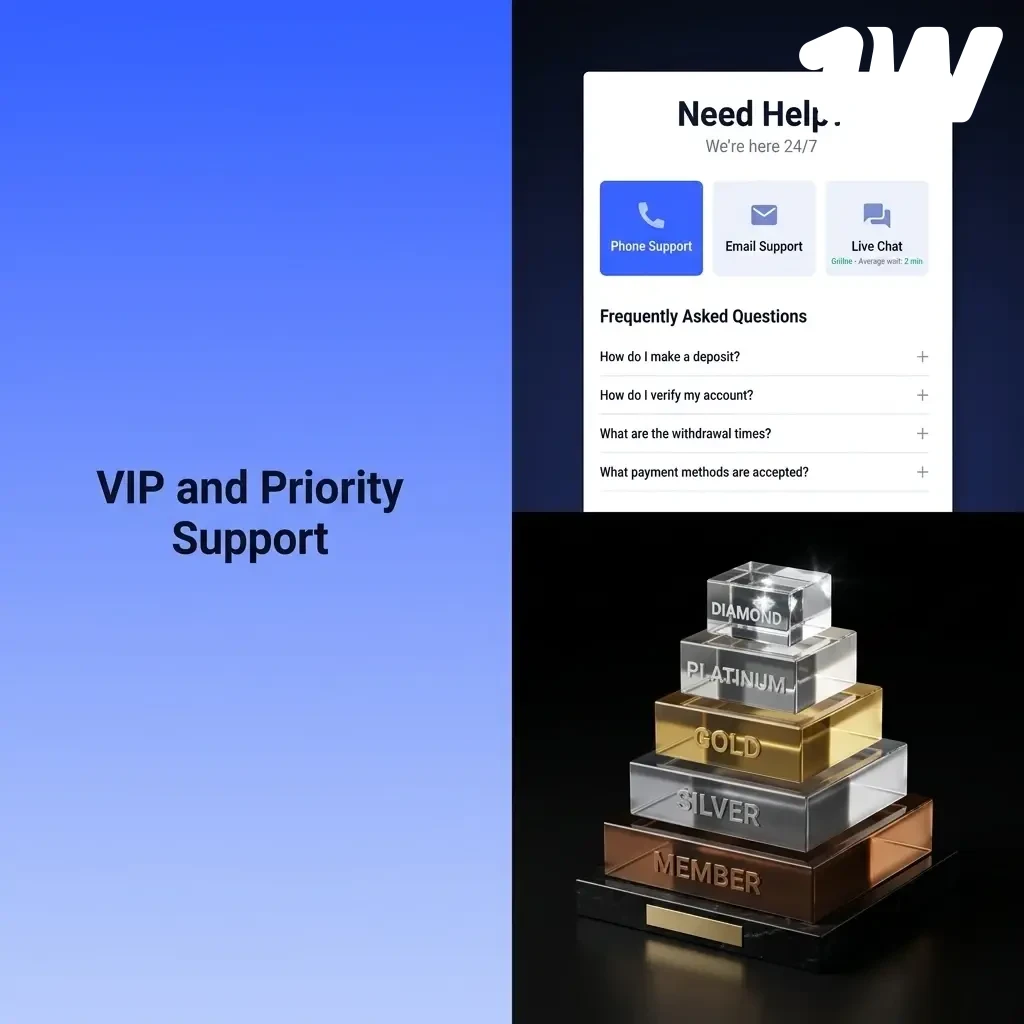 Υπηρεσία VIP υποστήριξης στην 1w με αποκλειστικό κανάλι, προτεραιότητα ανάληψης και γρήγορη απόκριση.